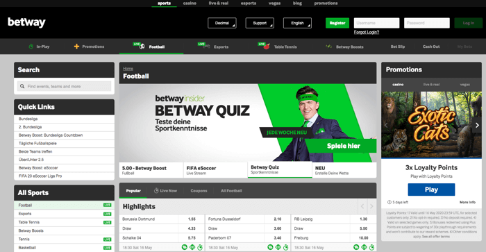 Betway - Football